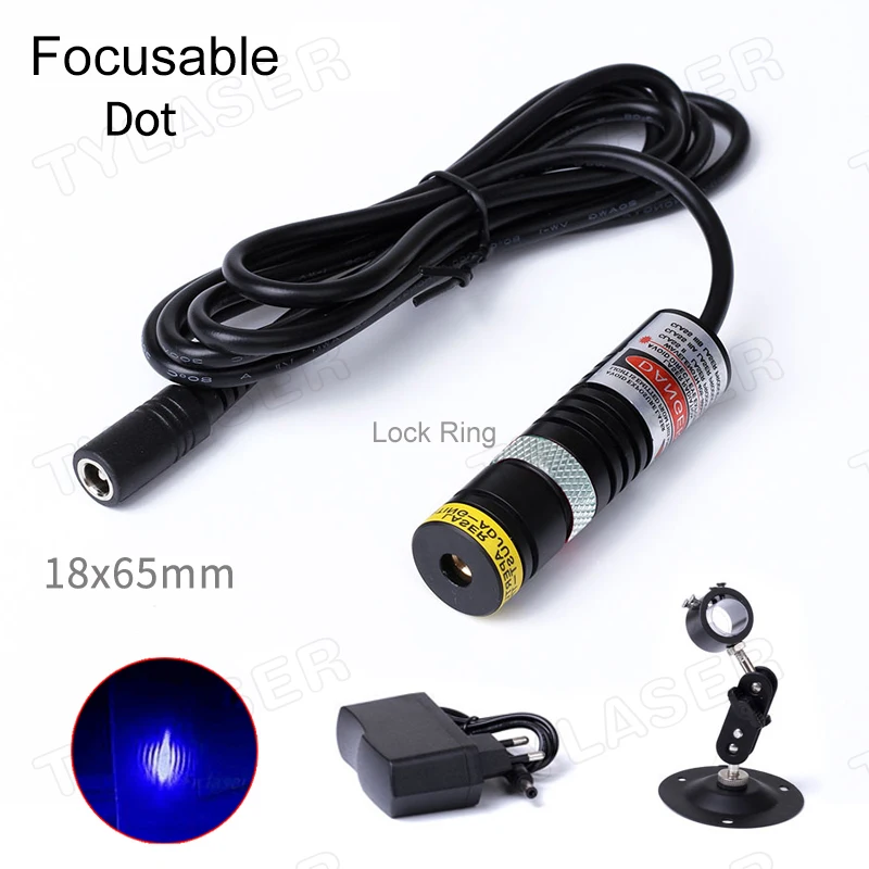 Adjustable Focus with Lock Ring IR Dot Laser 850nm D18X65 30mW 50mW 100mW 150mW Laser Diode Module Beam Cross Laser Locator