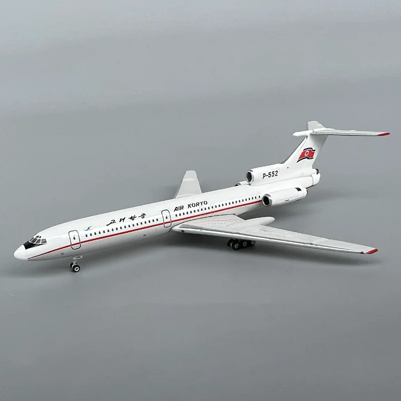 1/400 Scale Tupolev TU-154B P-552 Air Koryo Airlines Diecast Alloy Aircraft  Airplane Plane Model Toy