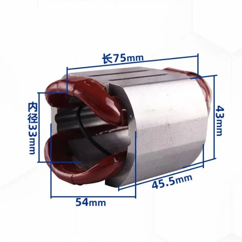 Substituição do Moedor de Ângulo Rotor do Motor Elétrico Estator do Motor para Makita 9553 9554 9555nb hn Melhor Venda 1pc
