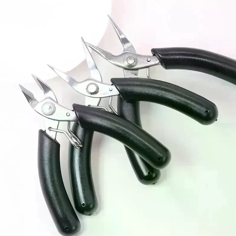 Stainless Steel Electronic Cutting Pliers Blade Labor Saving Spring For DIY Craft Jewelry Electronics Repair 1Pcs
