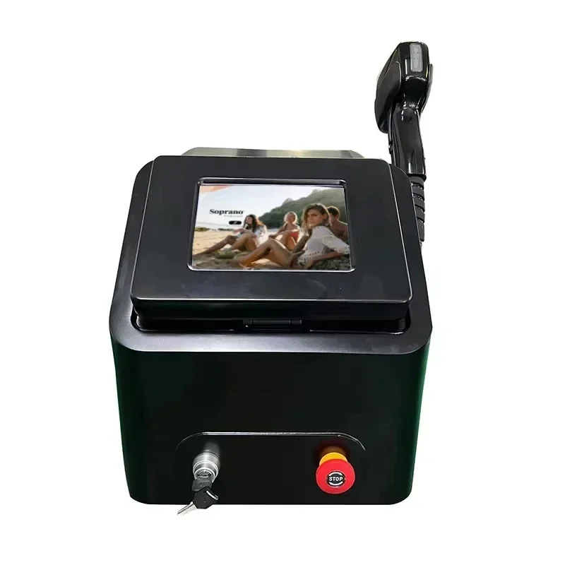 Soprano Diode Ice Laser Hair Removal Machine Titanium Body Face Permanent Painless 808nm 755nm 940nm 1064nm Device Skin Care