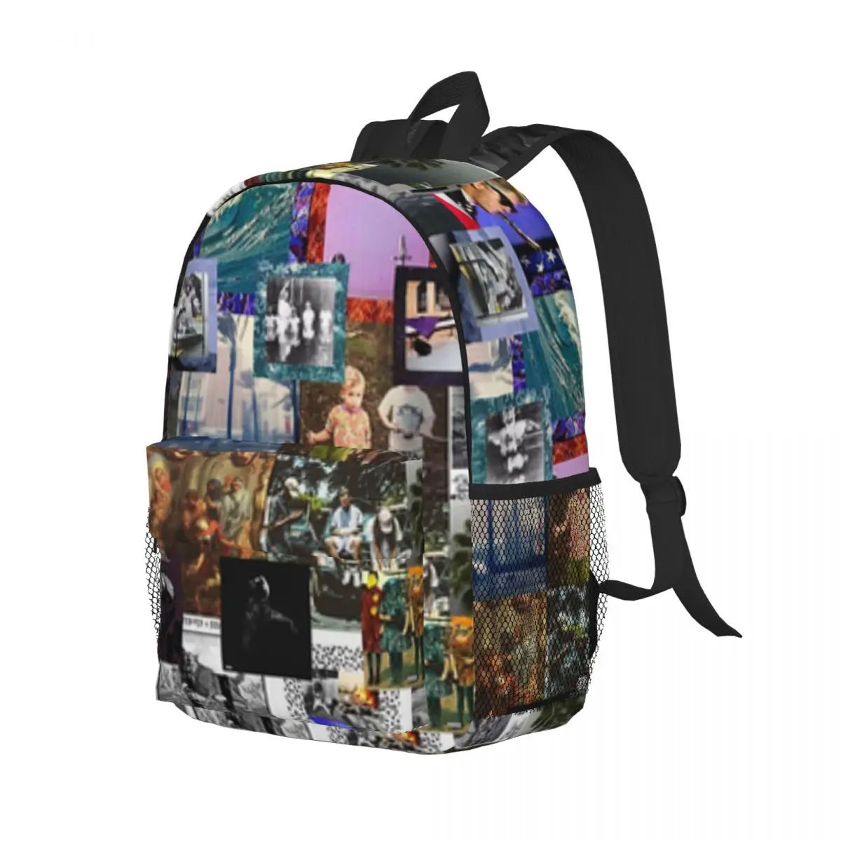 Mochila ligera con estampado, morral escolar de 15 pulgadas, a la moda, novedad