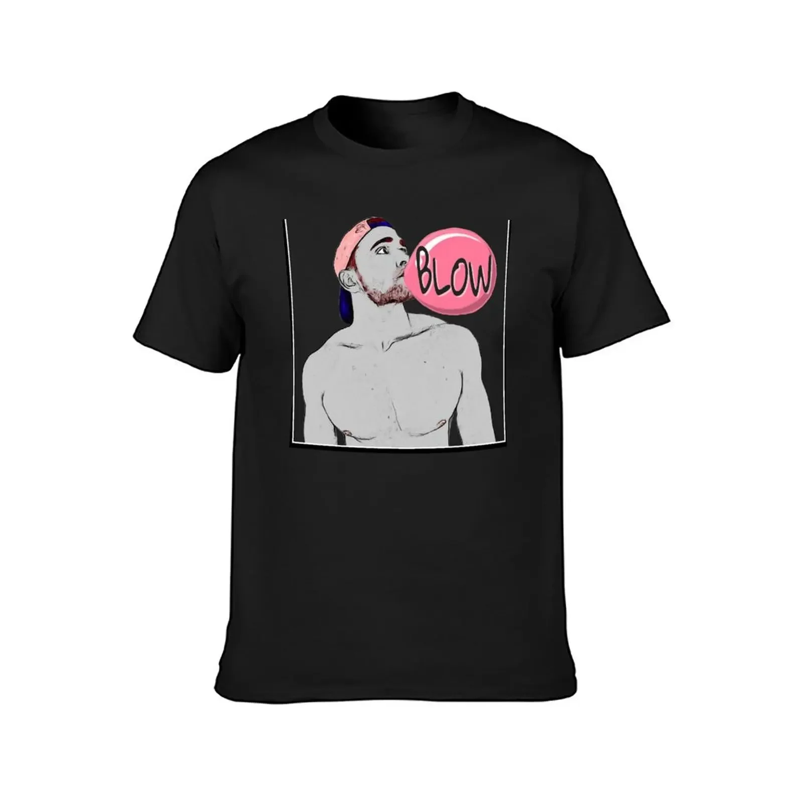 Blow (Art) T-Shirt cute tops Aesthetic clothing plus size clothes slim fit t shirts for men