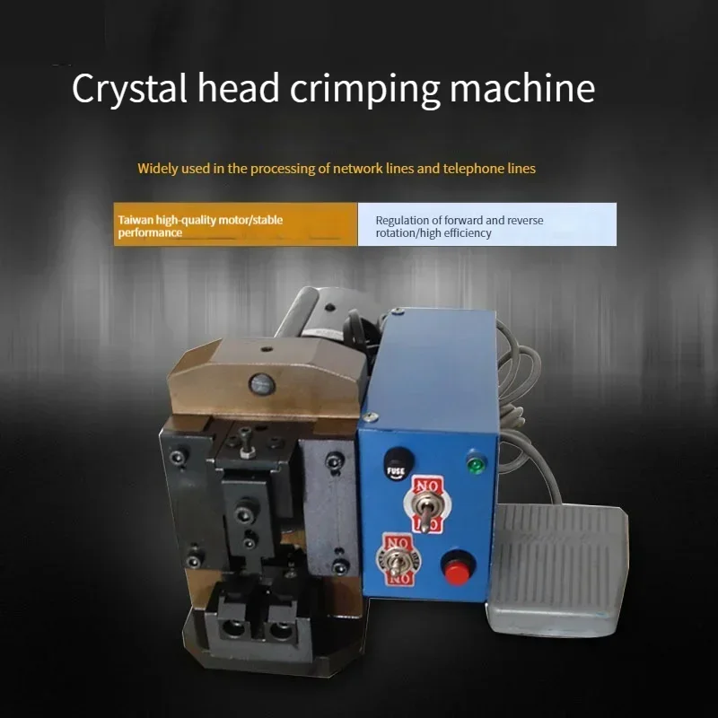 

Crimping Machine 5G Network Cable Crystal Head Crimping Machine 8P8C Super Class V Telephone Line