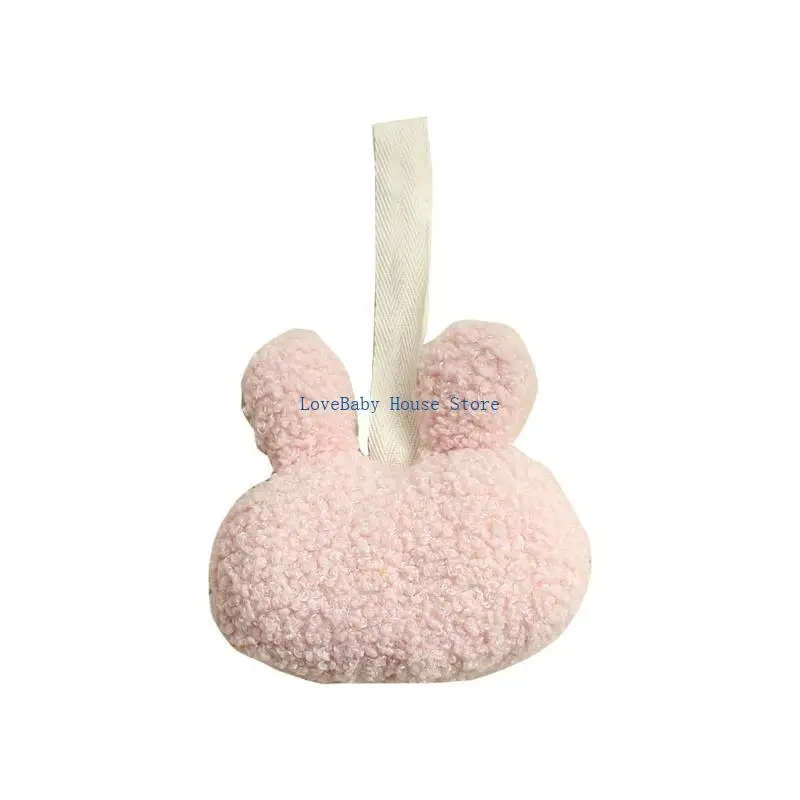 

BX0D ручной работы кролика Clip Sacifier Complete Complete Pacifier Pendant Baby Comforter