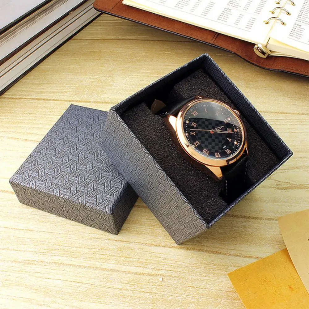 Watch Storage Box Watch Organizers Watch Display Case Square Bracelet Jewelry Holder Storage Case Packaging Box