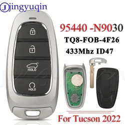 JYQ 95440 -N9030 TQ8-FOB-4F26 Inteligentny zdalny kluczyk samochodowy 433 MHz ID47 Chip do Hyundai Tucson 2022 Auto Fob Contol