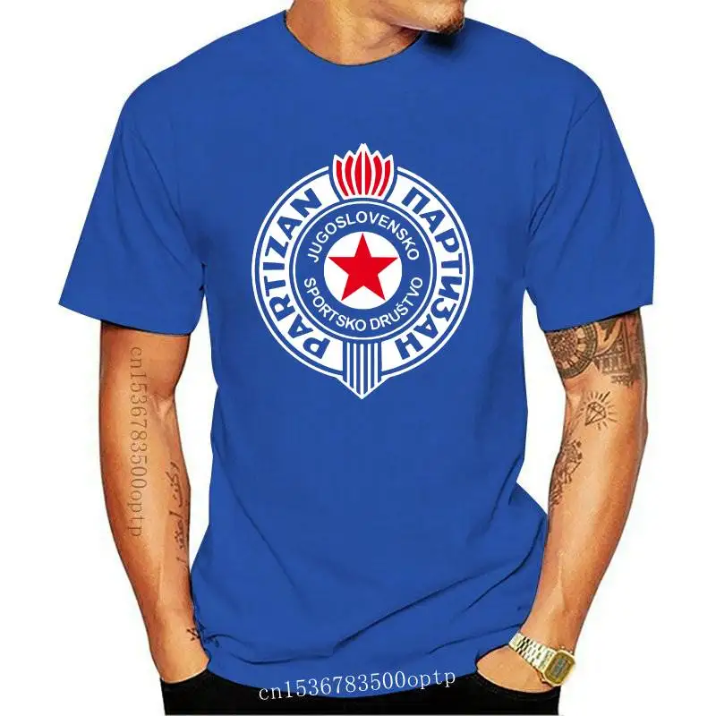 New PARTIZAN BELGRADE Mens  Womens Casual T Shirt Custom TShirt