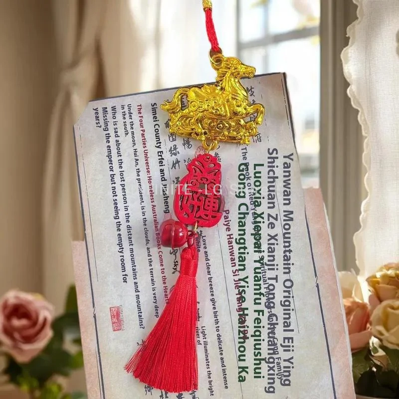 Украшение-на-новоселье-для-лошади-2026-года-Маленькая-подвеска-на-удачу-для-автомобиля-новогодний-настенный-подарок