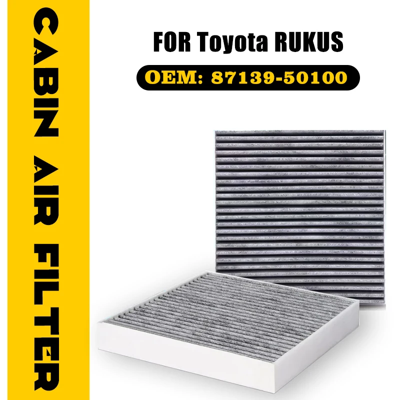 Car Activated Carbon Air Filter For Toyota Rukus 2010-2015 Corolla Rumion Scion xB AZE151 Conditioner Accessories 87139-50100