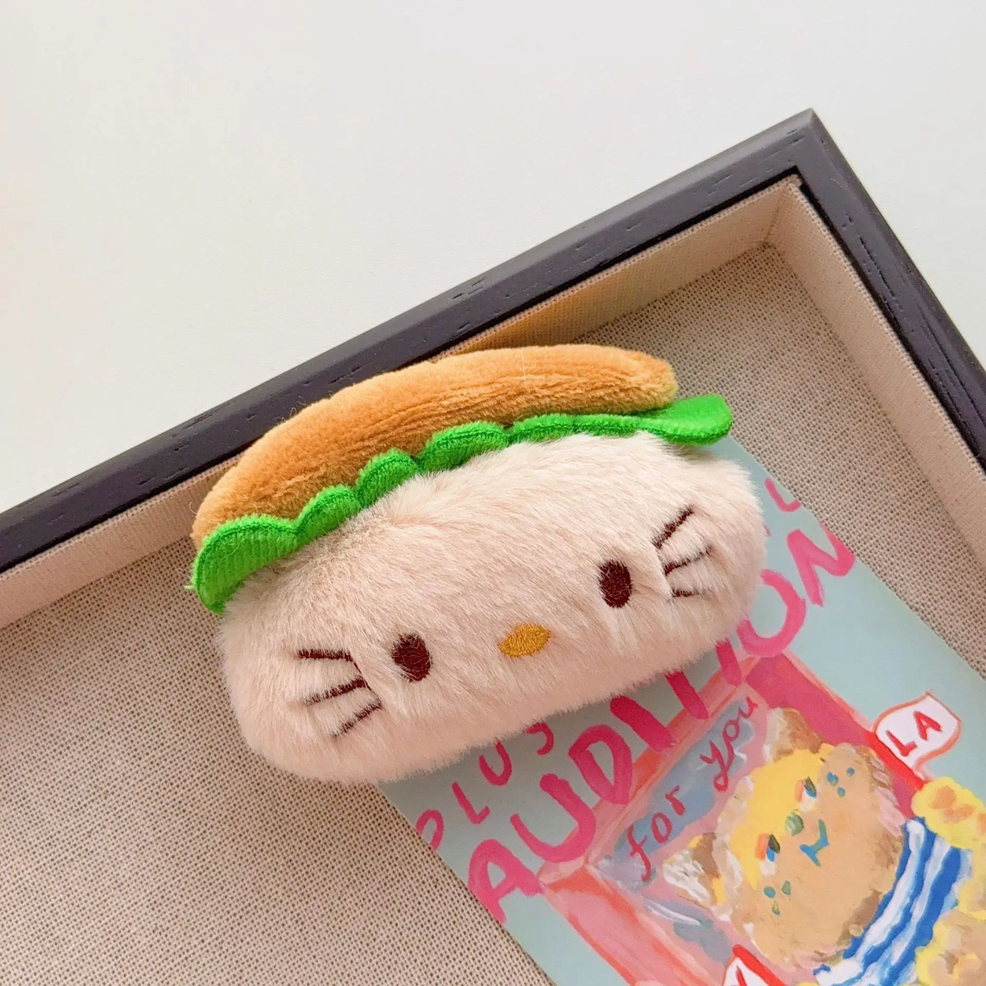 

Плюшевый кулон Melody Ice Cream, подвеска-брелок Kitty Cake Burger, лучший подарок на день рождения для девушки