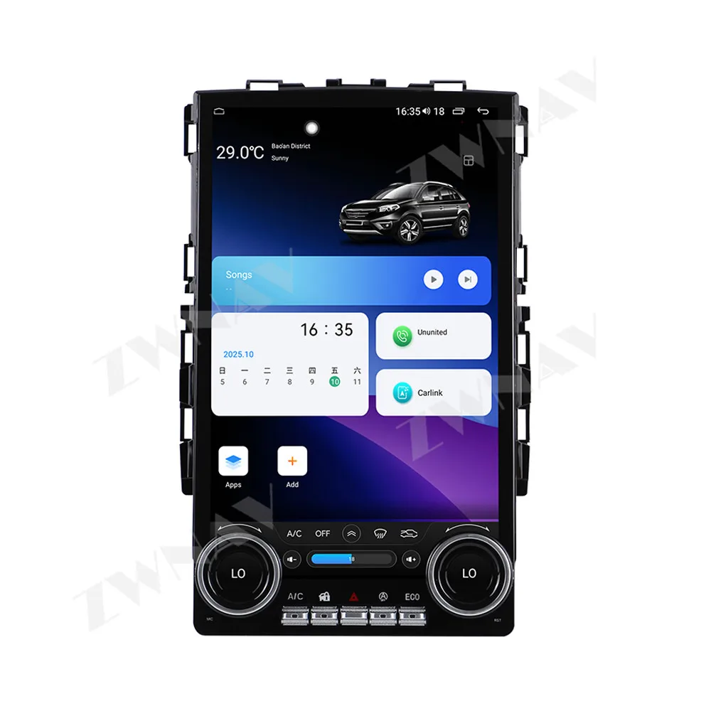 Pantalla HD masiva de 14.5 pulgadas con Android 14 para Renault Megane 4 / Koleos 2016-2021 con control por perilla, CarPlay inalámbrico, Android Auto y DSP