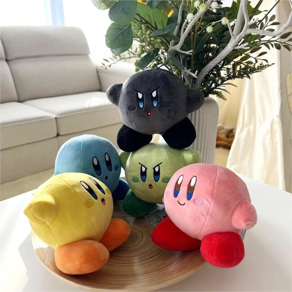 10 Styles Cute 5 5 Inch Kirby Star Plush Doll Waddle Dee Blue Pink Colorful Anime Stuffed Peluche Toy Christmas Birthday Great