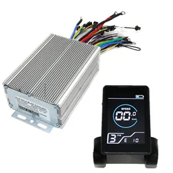 GREENTIME Dual Drive 48/60/72V 3000W Sine Wave Brushless DC Motor Controller Electric Scooter E-bike Driver and X5 One Set