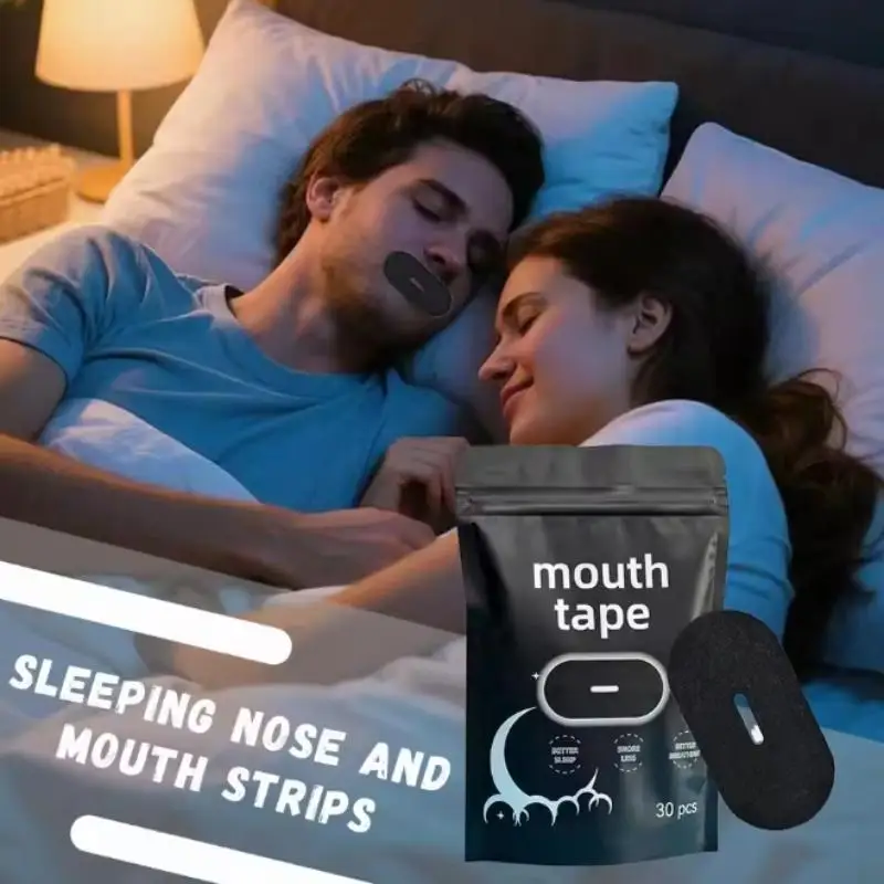 30Pcs Anti Snoring Sleep Strips Adhesive Tape Breathable Mouth Tape Sleep Accessories For Improving Sleep！..