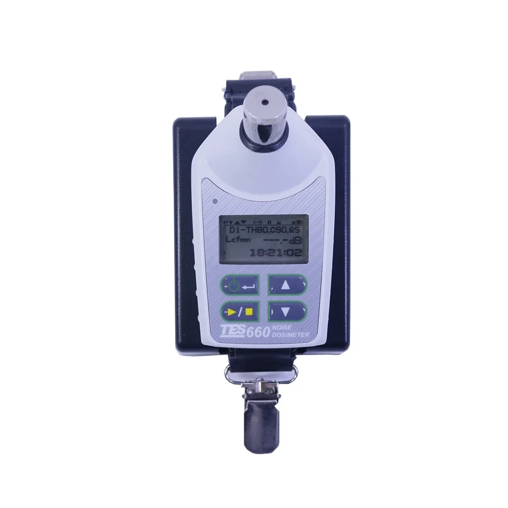 TES-660 Small Size Noise Dosimeter (Badge Type) Light Weight and Sound Meter TES660 Dynamic 70dB to140dB Peak 103dB to 143dB