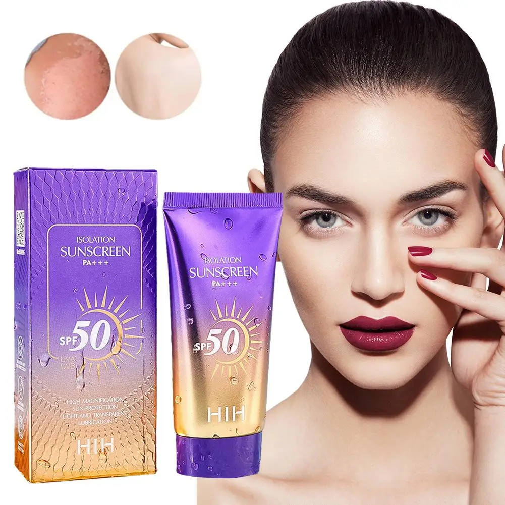 Whitening Sunscreen Skin Cream, impermeável, Facial Body, Sun Skin Care, Double Anti Protect, Black Skin Cream, Z3R5, SPF50, 60ml