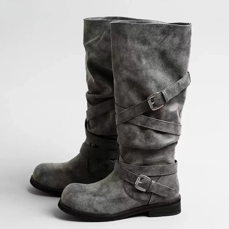 aneikeh-stivali-alti-da-donna-vintage-moda-autunno-inverno-con-fibbia-punta-tonda-e-tacco-basso