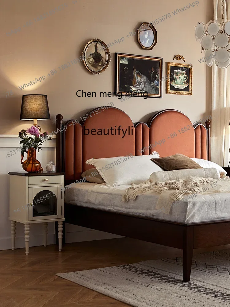 

ss7304 American-Style Solid Wood Light Luxury Bedside Table Bedroom Furniture Locker Storage Rack Storage Cabinet