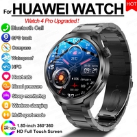 2024New For HUAWEI Sports Smart Bracelet Men Watch 1.85 AMOLED Screen GPS Compass Altimeter Waterproof Bluetooth Call SmartWatch