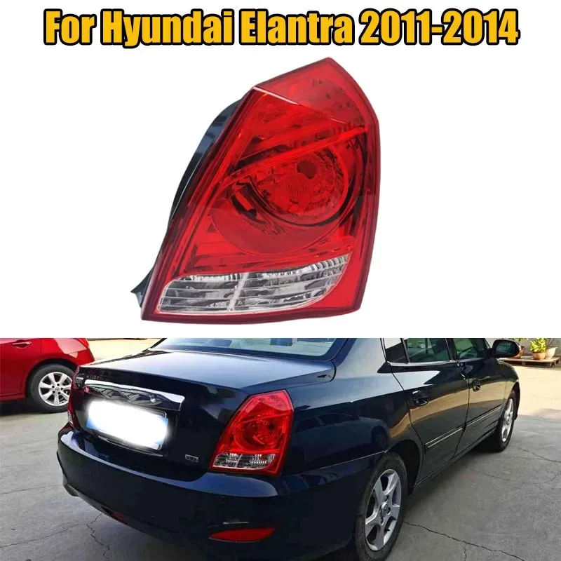 

Для Hyundai Elantra 2011 2012 2013 2014, автомобильный задний фонарь, задний бампер, стоп-сигнал, указатель поворота, предупреждение
