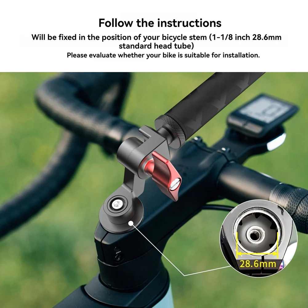 A99X For X2 X3 X4 360° Bike Expansion Mount 1/4inch Hole Aluminum Alloy Bracket