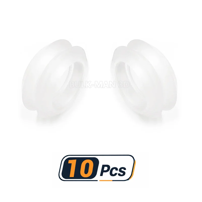 10Pcs OpenBuilds Xtreme Dual V Wheels Clear Polycarbonate V Pulley Gear for V-Slot Aluminum Rails, 3D Printer, CNC DIY Machine