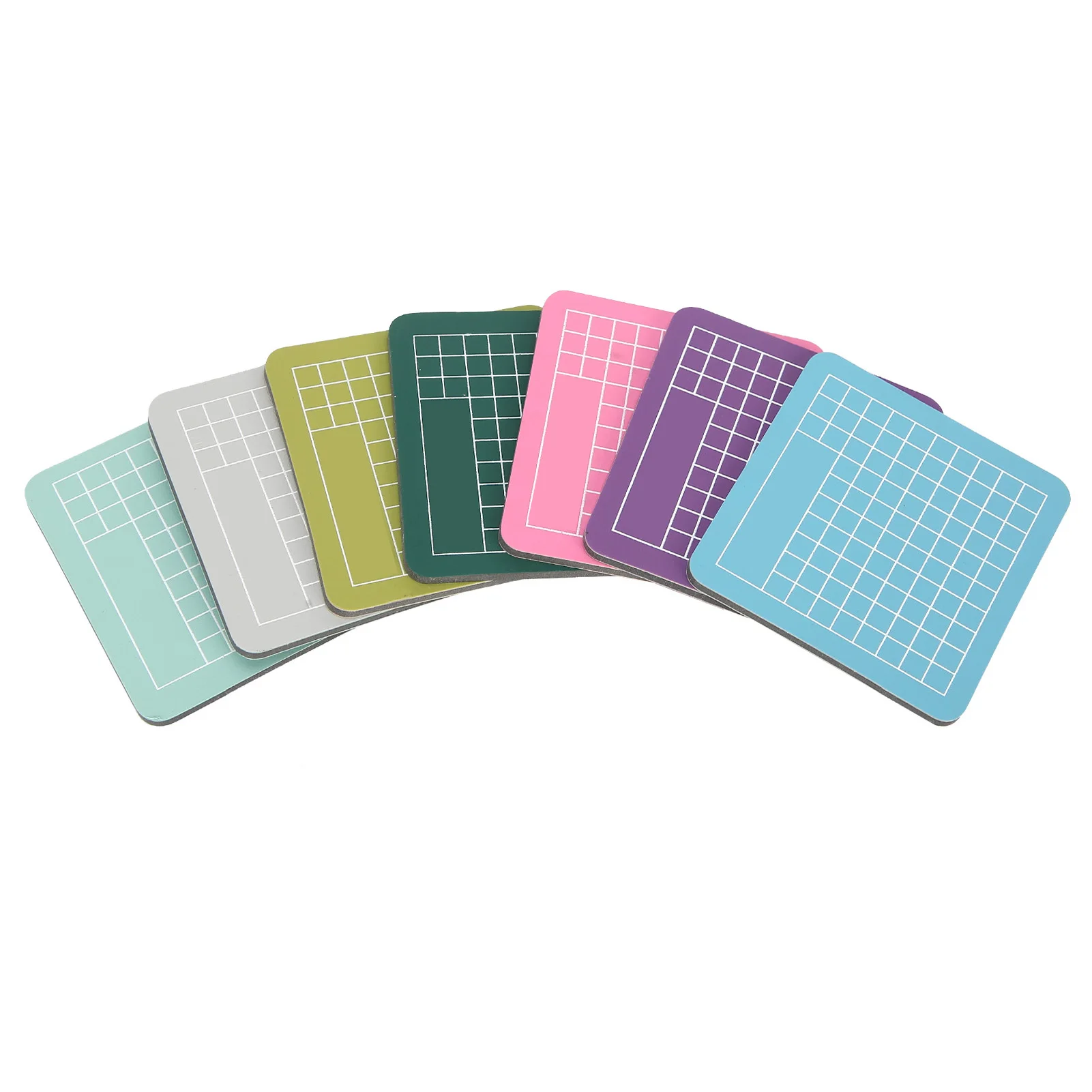 7-delige snijmat, kleurrijk handwerk snijwerk, zelfhelende mini-mat, handgemaakte accessoires, snijwerk-plank, kleurrijke snijmat