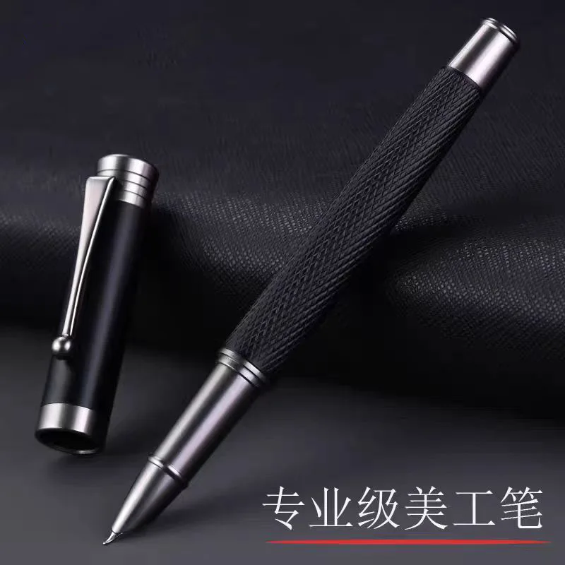 2PCS Ink bag pen, student graphic designer, pointed practice calligraphy, men's business office signature pen