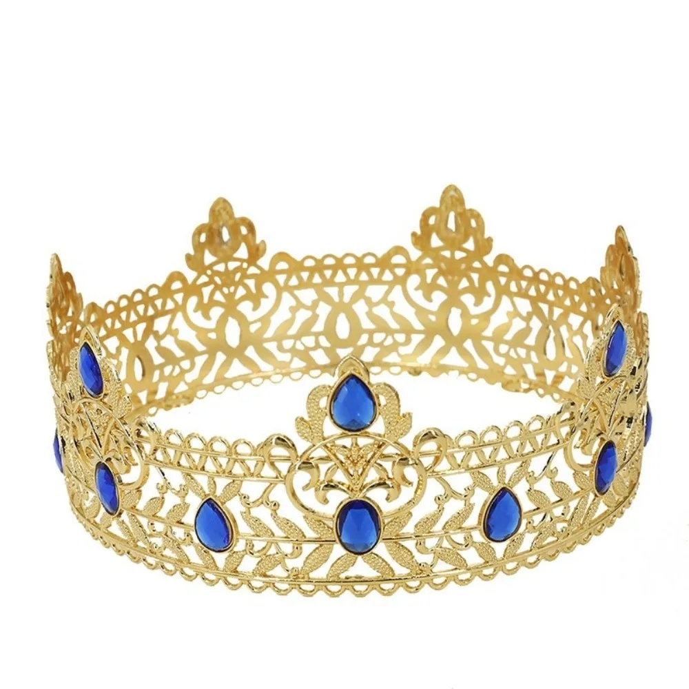 

Европейский стиль, золотой цвет, королевская корона, материал из сплава, многоцветная корона принца, простой дизайн, розовое золото, королевская корона, королевские мероприятия
