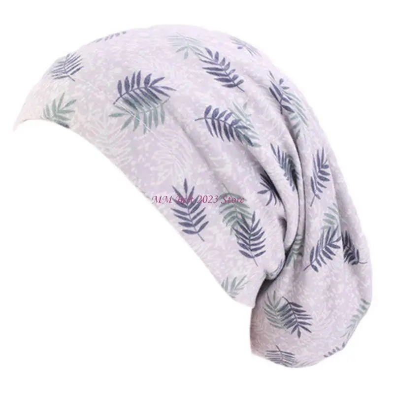 قبعة نوم نسائية مبطنة بالساتان من 49ME لتساقط الشعر، قبعة صغيرة مرنة واسعة النطاق من العلاج الكيميائي