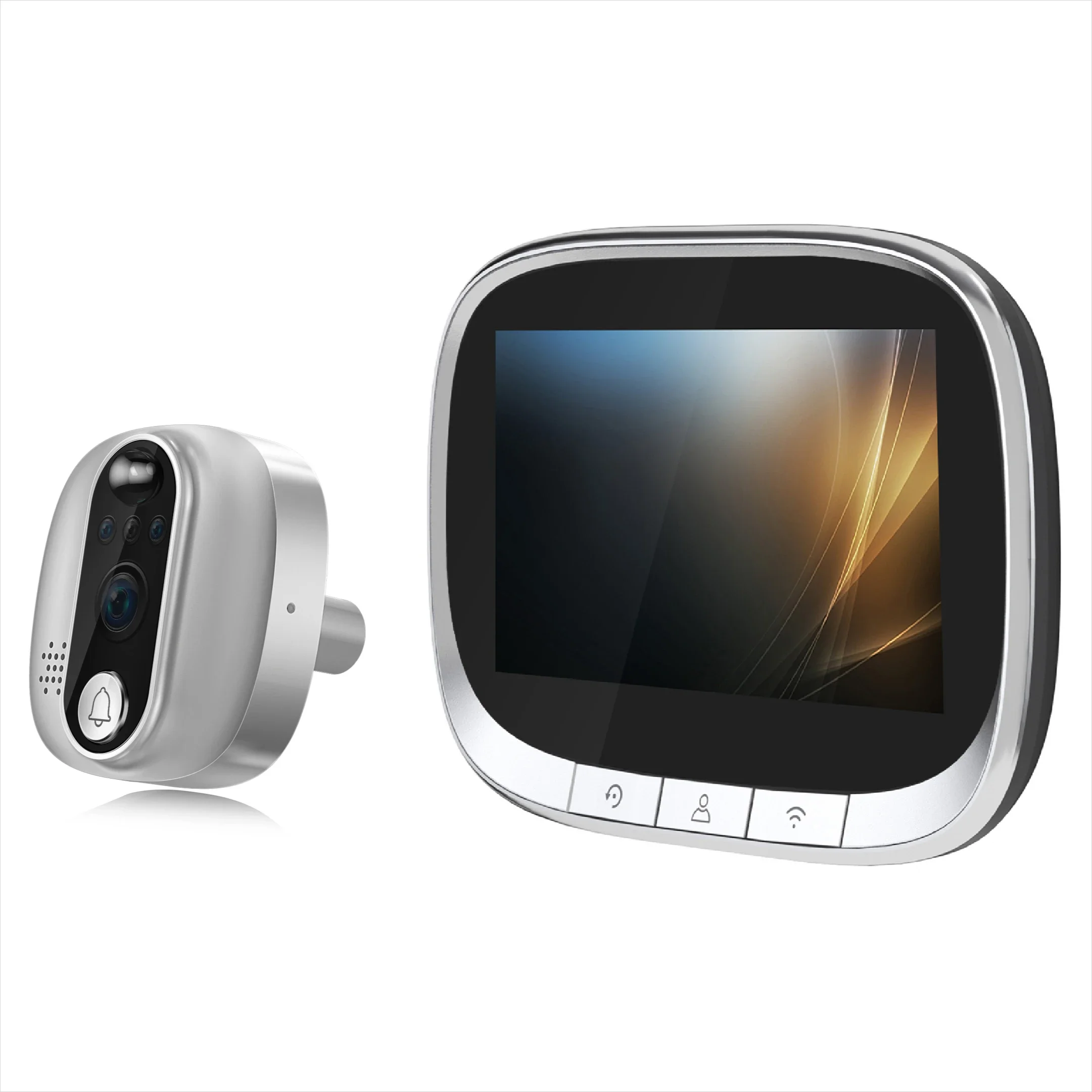 W2 1080P Wireless Video Doorbell Voice Intercom WIFI Doorbell Video Graffiti Home Surveillance Camera