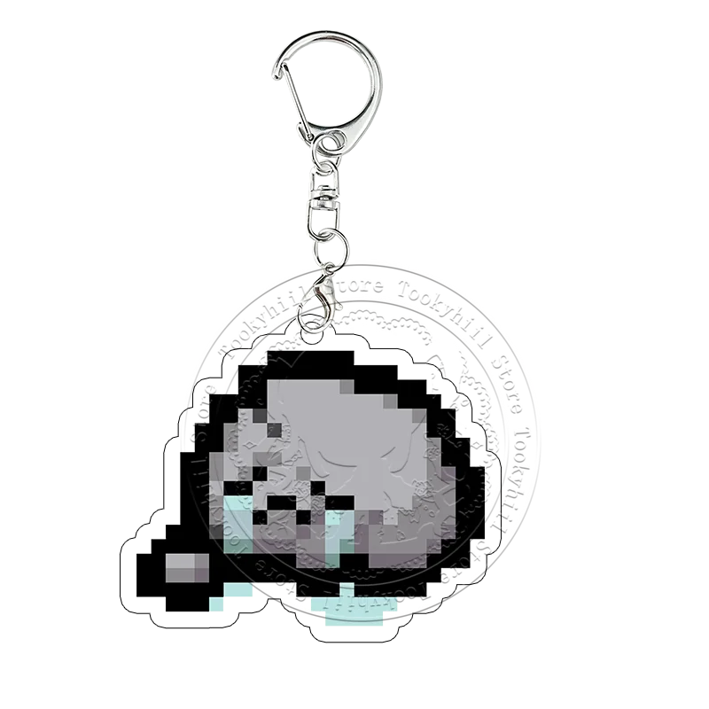 Pixel The Binding of Isaac Acryl-Schlüsselanhänger Book of Belial Samson Cain Taschenanhänger Cartoon-Spiel-Sammlung Cosplay-Schlüsselring – Detail 19