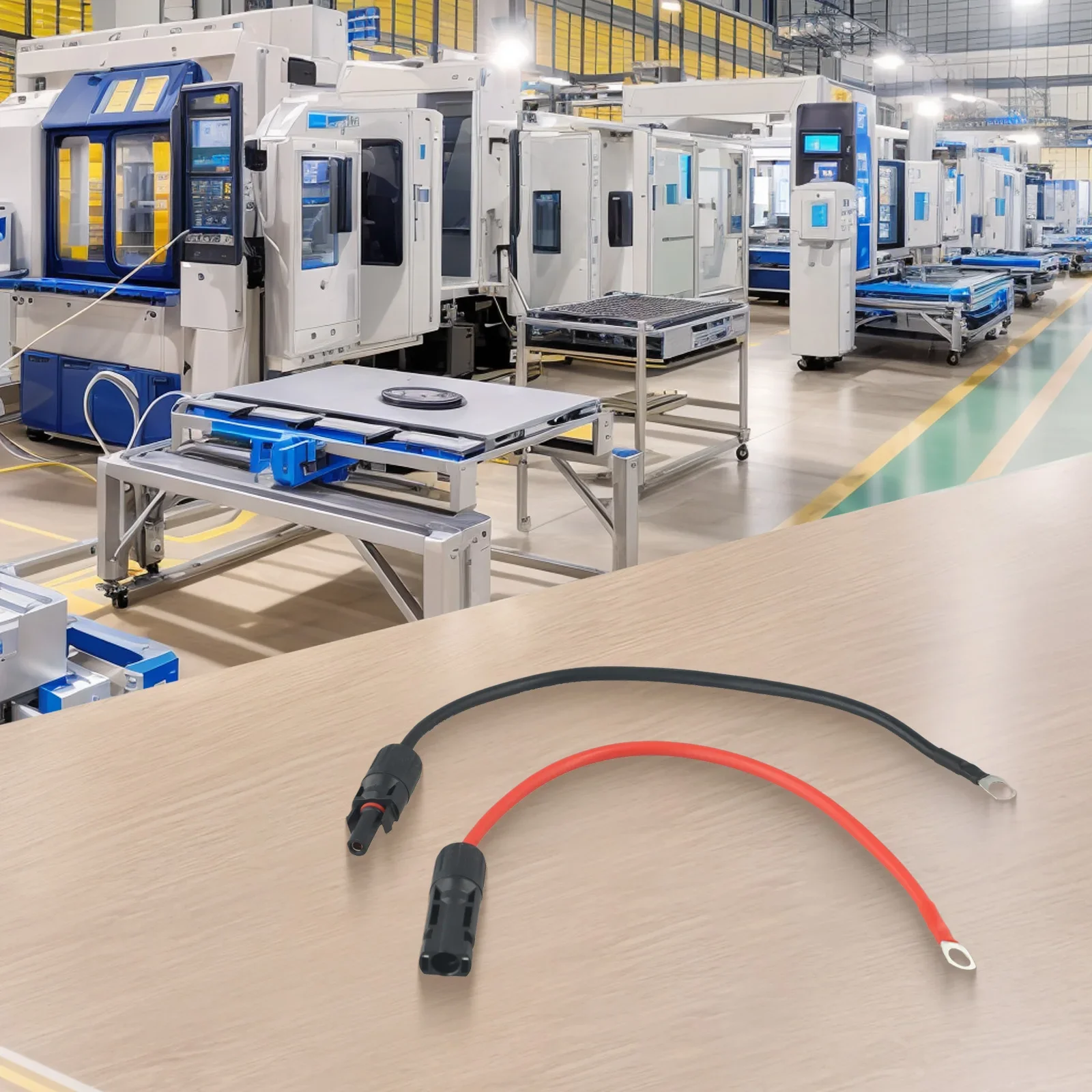 

Кабель-удлинитель для солнечных батарей, красно-черный, с высокотемпературной изоляцией, 10AWG, простая установка