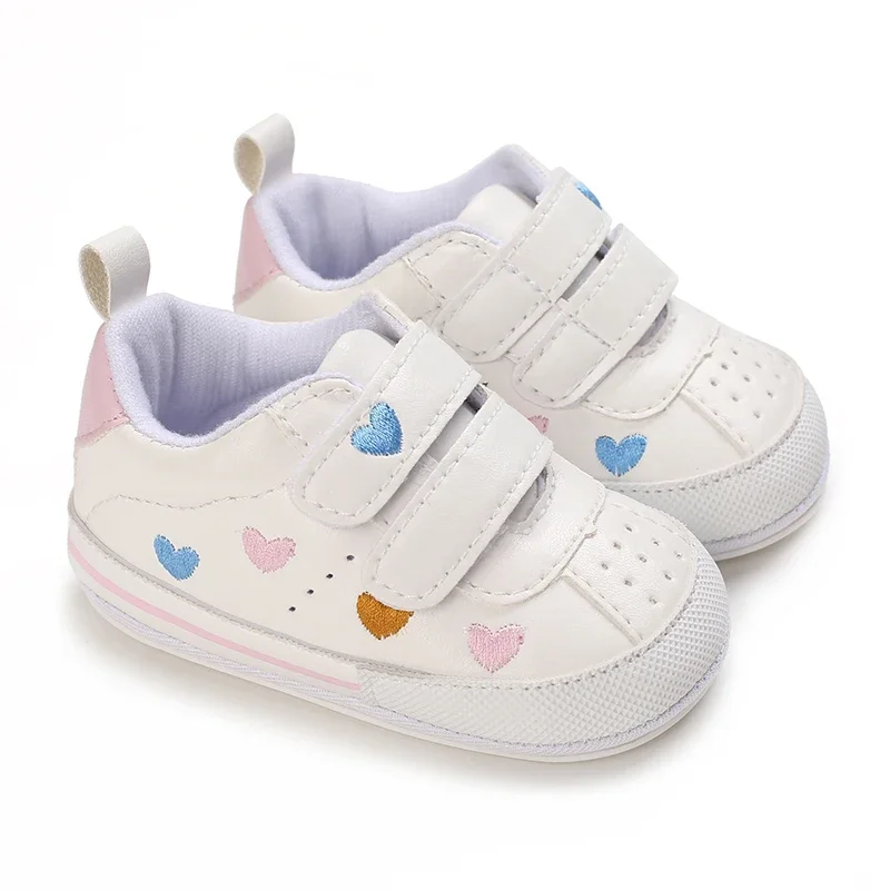 Lässige Babyschuhe für Kleinkinder, Babys, Mädchen, Krippenschuhe, niedliche weiche Sohle, Prewalker-Turnschuhe, Wanderschuhe für Kleinkinder, erste Wanderer, 0–18 Monate