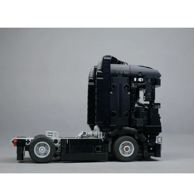 

MOC-164366 Новая черная грузовая планшетная модель строительного блока, 646 деталей, игрушка-конструктор на день рождения для мальчиков и детей