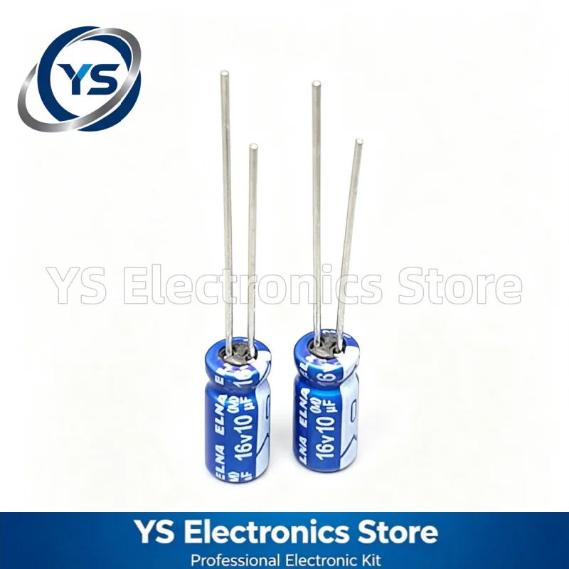 10/50/100/200pcs 16V10UF ELNA RE3 Series 5X11mm HiFi Audio Capacitor RE3-16V100ME3# 16V10UF 10UF 16V Original and NEW