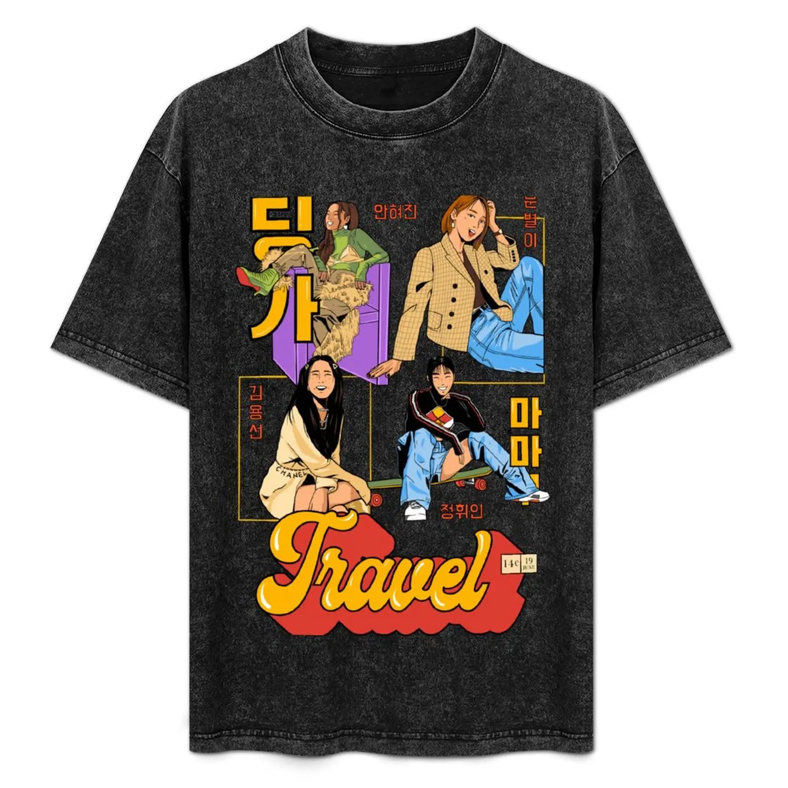 

Футболка Mamamoo Dingga, базовая однотонная повседневная футболка