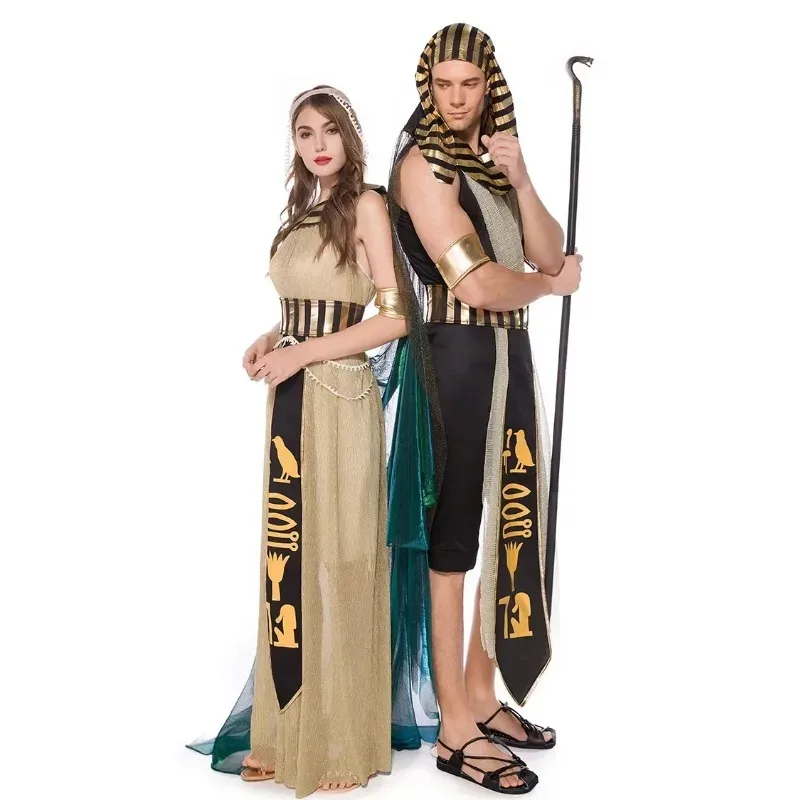 

Costumes Ancient Greek Queen Robes Halloween Greek God Cos Costumes for Couples Egyptian cosplay costumes