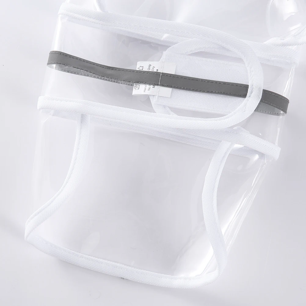 Chubasquero impermeable para mascotas tiras reflectantes Golden Retriever perro para perros impermeable blanca chaqueta