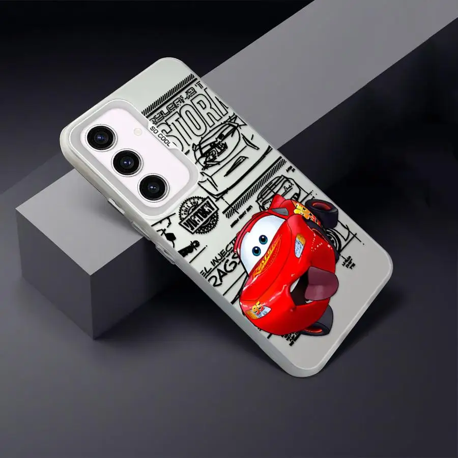Custodia morbida per Samsung Galaxy A53 A73 A35 A26 A36 A72 A51 A56 A55 A54 A52 A71 Disney Lightning McQueen