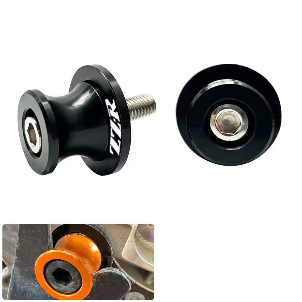 

New Fit For Kawasaki ZZR 600 1400 1200 2009-2023 Motorcycle Accessories 10MM Swingarm Spool Slider Stand Screws