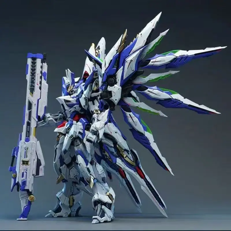 【IN VOORRAAD】QIANQIUSHANG magnetische railkanon zwaar laadtype met verlichting rood paars accessoires model kit humanoïde robot