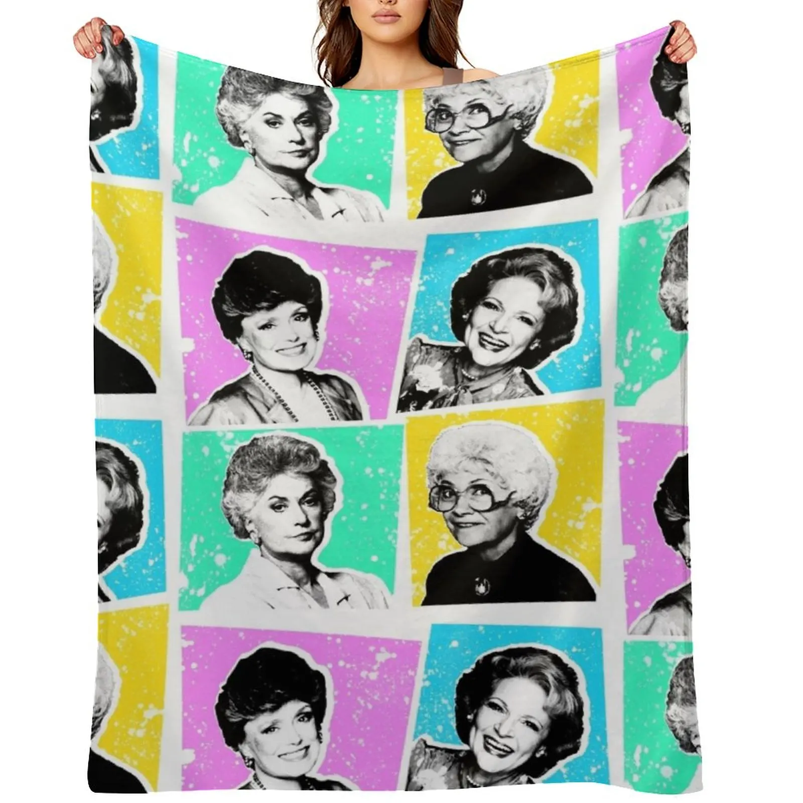 

Golden Girls POP! Throw Blanket blankets and throws Extra Large Throw Comforter Personalized Gift Blankets