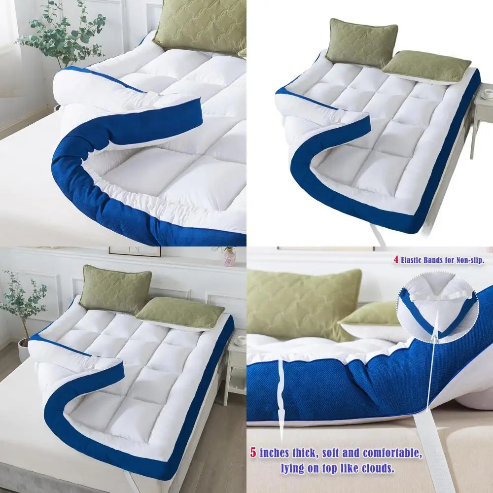 

5-дюймовый наматрасник из пены с эффектом памяти King Size, чехлом из 100% хлопка и удобной подушкой