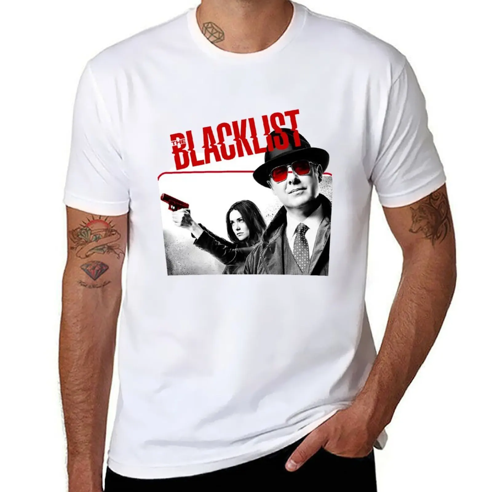 

WoClassic The Blacklist Season T Shirts Black T-Shirt man t shirts graphic t shirts for man graphic vintage T-Shirt