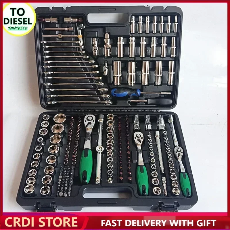 216PCS 72pins Quick Wrench Car Repair Tool Set CRIN Injector Repair