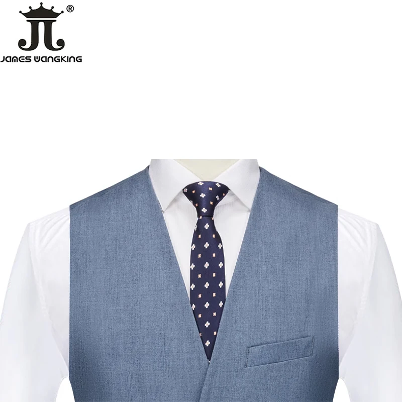 S-6XL High-end Brand Boutique Fabrics Men\'s Casual Slim Business Office Suit Vest Groom Wedding Tuxedo Party Male Waistcoat