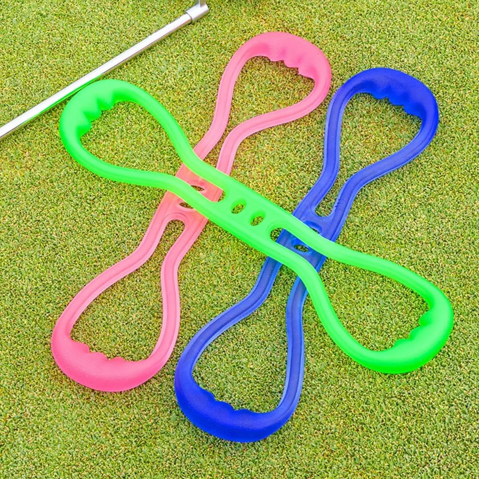 Figura 8 Banda de resistencia Estiramiento del brazo Entrenamiento Camilla portátil Banda elástica para Pilates en casa