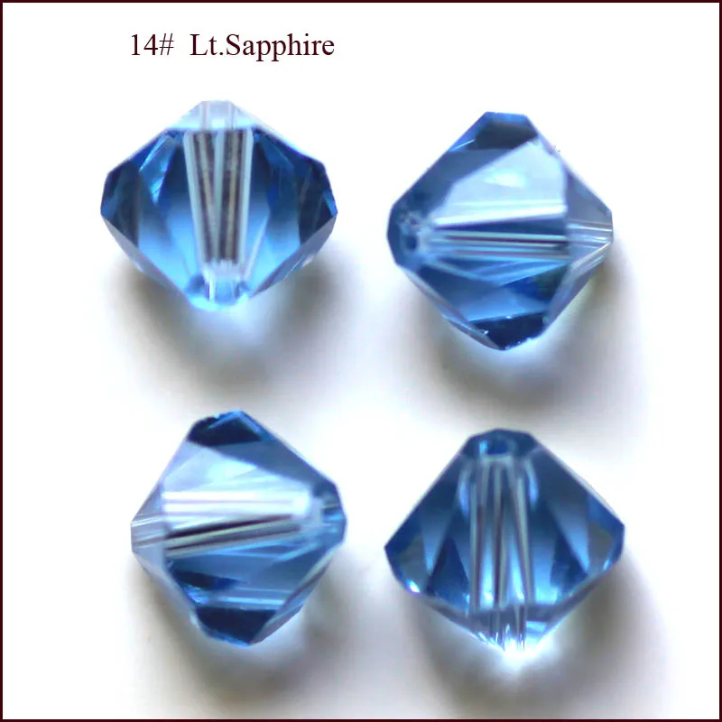 StreBelle AAA Kristall Doppelkegel Perle 5301 200 TEILE/LOS 3MM 4MM 5MM 6MM 8MM 10MM Tschechische Lose Facette Glas Perlen für DIY Schmuck Machen – Detail 17